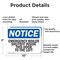 Signmission Emergency Boiler Shutoff Inside This Door, 10 in W x Rectangle, Aluminum OS-2PACK-NS-A-710-L-11767 - alternate 7